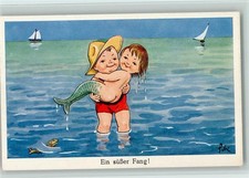 13013513 - sign Sch - Ein suesser Fang - eine Wassernixe Maerchen