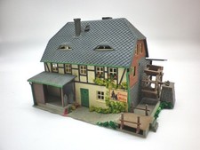 Auhagen H0 Wassermühle Fachwerk graues Dach Fertigmodell clm27