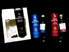 3 Whisky - Fläschchen " BEN BRACKEN " ( leer , aus Whisky-Flaschensammlung )