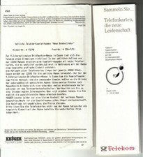 Telefonkarten Amt. Telekom Komplettmappe "neue Bundesländer", Michel Nr. A 93/98