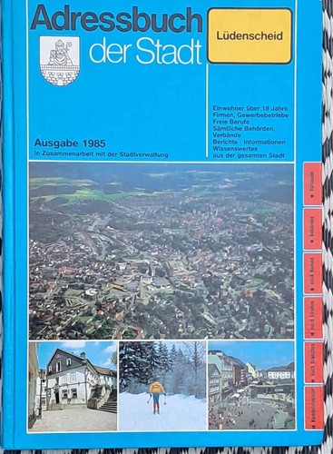 Adreßbuch stadt lüdenscheid - stadt,