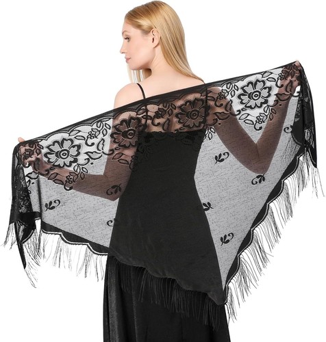 Damen stola blumenmuster für - blumenmuster,