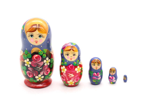 Russische matroschka - 5x,