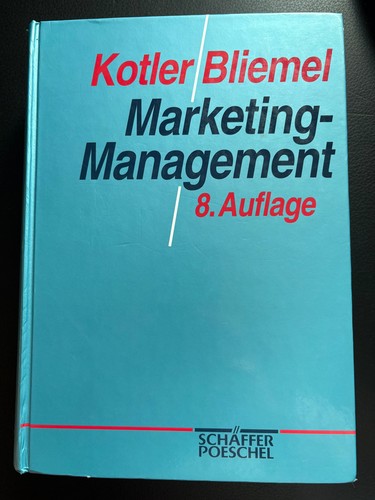 Kotler bliemel marketing - kotler/bliemel,