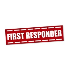 First Responder Magnetschild Auto Erste Hilfe Ersthilfe Magnetfolie Geschenkidee