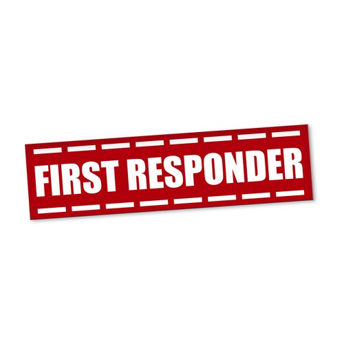 First responder magnetschild - first,