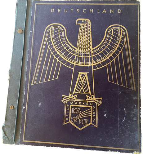 Altes briefmarken album - altes, ka-be