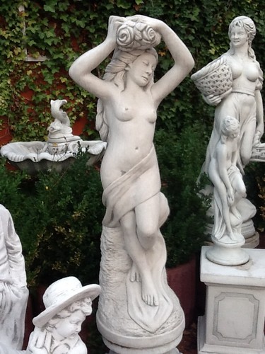 Gartenfigur jungfrau mit - gartenfigur,