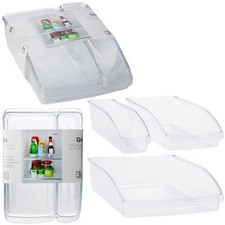 Kühlschrank Organizer Bin Schublade Obst Gemüse Regal 3er Set