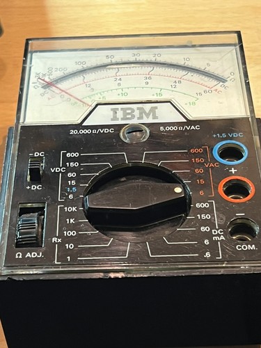 Ibm analog multimeter made - analog, ,