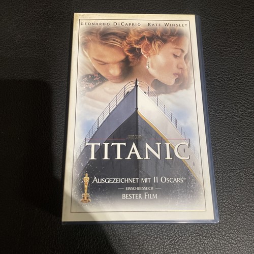Vhs titanic leonardo - vhs,