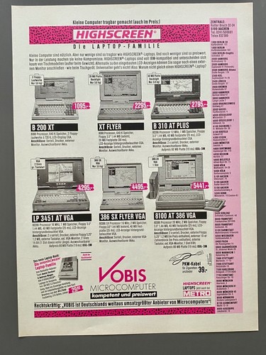 Vobis computer laptop - computer, 90s