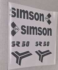 SIMSON SR50 Aufklebersatz