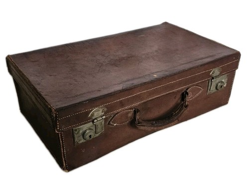 Vintage lederkoffer klein - vintage,