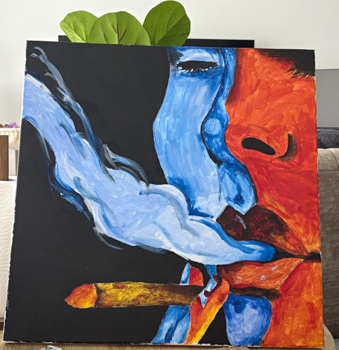 Peinture acrylique pop art sur - art,