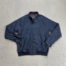 LEVIS Herren Jacke Bomberjacke Gr M Denim Harrington Windbreaker 5410 Blau