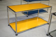 USM Haller Sideboard Fach Regal Beistelltisch Tisch gelb Medienschrank Board