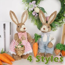 Ostern Deko Hase 35 cm Stroh
