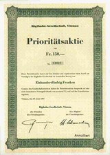 Rigibahn Gesellschaft 1967 Vitznau Arth Weggis Rigi Kaltbad Schweiz 20 Fr Kupons