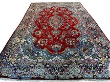 Wunderschöner Alte Persische Yazd Blumen Muster Handgeknüpft 400x250cm 206570