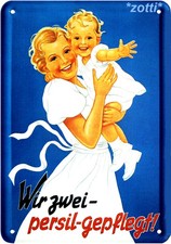 Blechpostkarte Wir zwei sind