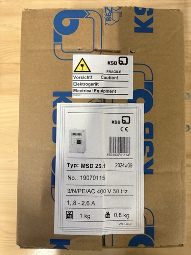 Ksb schaltgerät msd 1 - msd, 25.1