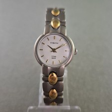 Fabiani Damen Uhr Titan – Weißes Zifferblatt mit Goldakzenten
