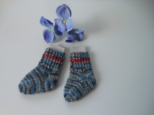 Puppemsocken gestrickt