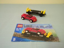 Lego City 7898, nur Güterwaggon, Autoladewaggon mit PKW & BA 5