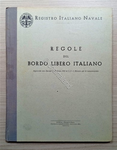 Italienisches schiffsregister - italienisches,