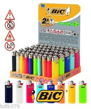 15 x Bic Mini Feuerzeuge bunt, J25 Reibradfeuerzeuge mit Kindersicherung NEU BIC