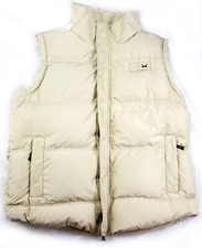 Sansibar Kult-Luxus-Limited-Weste /Vest/Windbraeker Natur Beige Daunenfeder XL62