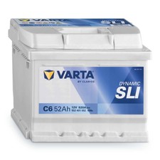 VARTA C6 Autobatterie, 52Ah