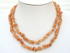 GJ69 * LANGE  EDELSTEIN -KETTE