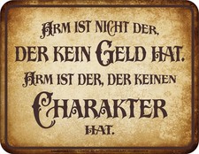 Sprüche-Schild Nicht Geld