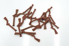 Lego  Muskete Gewehr Zubehör 5 STK Gewehr Flinte braun Piraten Minifiguren