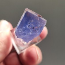 💎Video🌈tiefblauer Fluorit Kristall mit schönem Phantom Hesselbach Schwarzwald