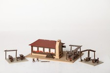 Vollmer H0 28651 + 2x 26103 Grillstation Imbiss Biergarten Kamin (327732) 5944