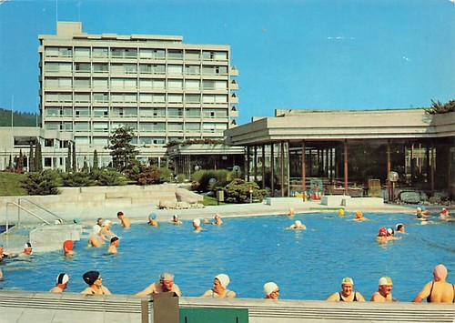 Alte thermalbad zurzach mit - ak,