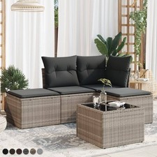 Garten Sofa Set mit Kissen
