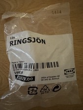 IKEA RINGSJÖN 11x Duschvorhang Haken Transparent