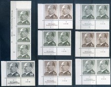 Ulbricht DDR Großformat  8 verschiedene DV`s postfrisch !!!