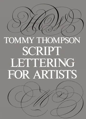 Script lettering for - script, artists