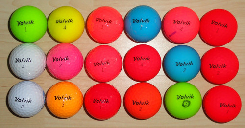 Bunte volvik golfbälle - bunte,