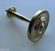 Messing Raffhalter poliert