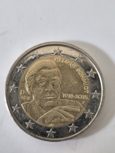 Euro münze helmut schmidt - 2,