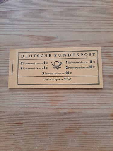 Bund markenheftchen y - bund, mh