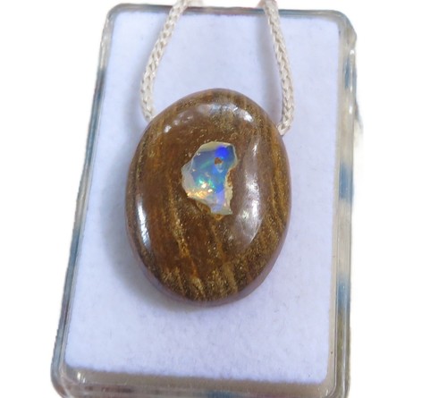 Boulder opal cabochon - boulder,