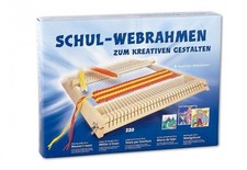 Allgäuer Webrahmen Schul-Webrahmen 220 Holz Handarbeitsrahmen braun 22 cm - Neu