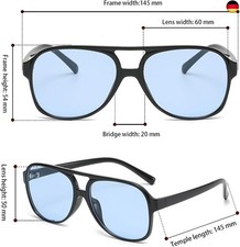 Mode Rechteckige Sonnenbrille